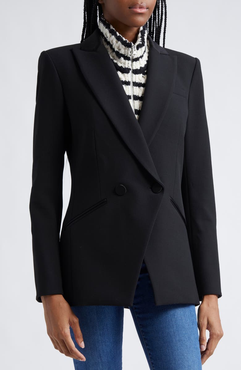 Veronica Beard Upstate Stripe Wool Dickey, Alternate, color, 