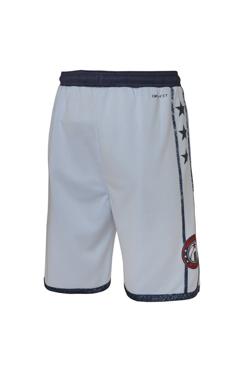 Nike Youth Nike  Light Blue Washington Wizards 2024/25 City Edition Swingman Performance Shorts, Alternate, color, 