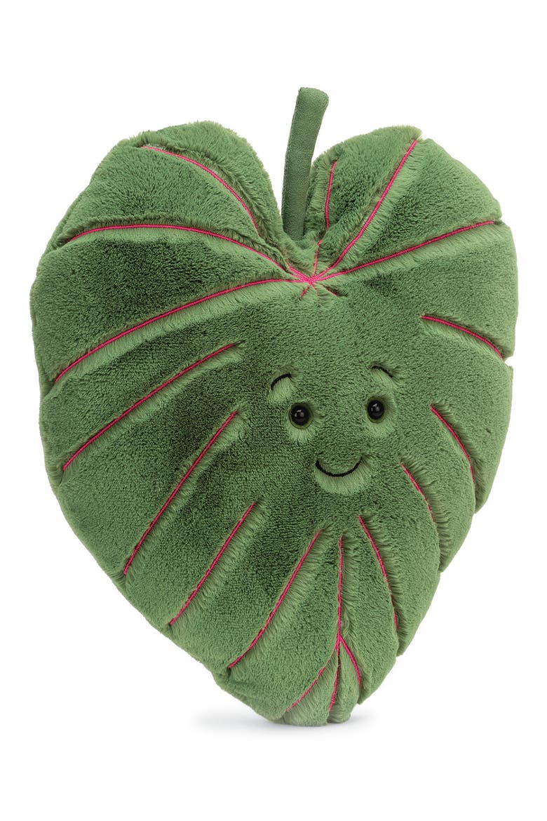Pink Angel Leaf Plush Toy, Main, color, GREEN