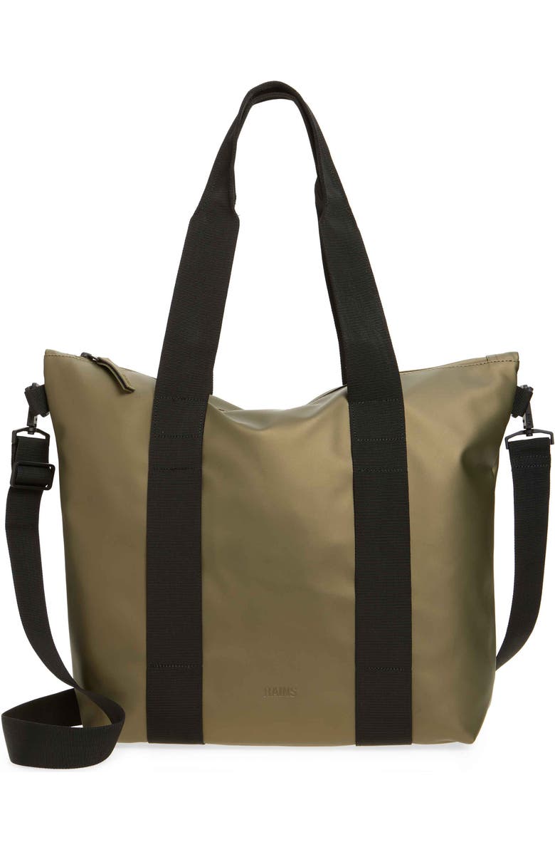 Rains Waterproof Mini Tote Bag, Main, color, Revel