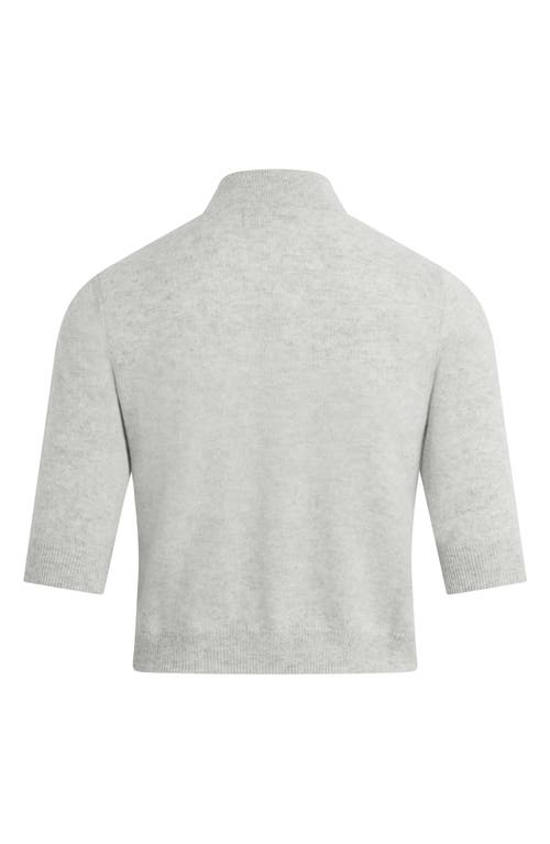 Favorite Daughter The Bonnie Mock Neck Cashmere Sweater In Gray
