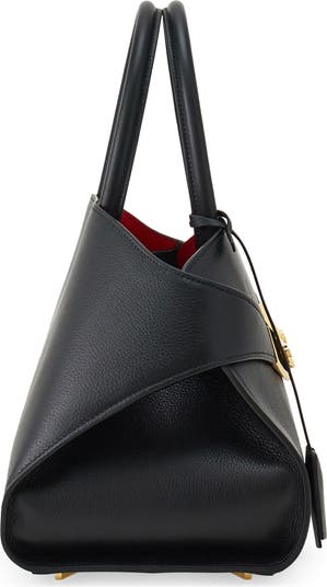 Hug Small Leather Top Handle Bag