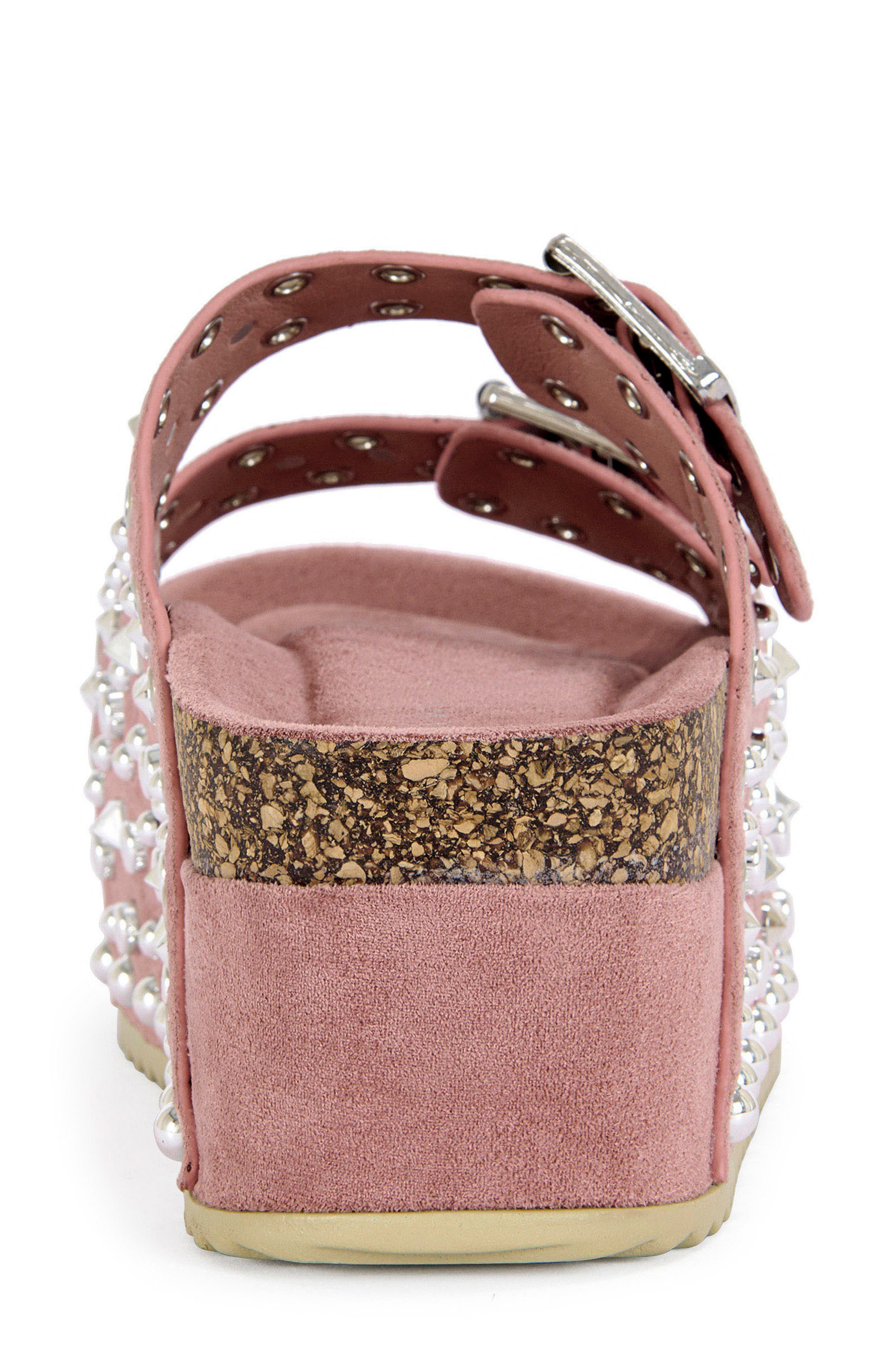 AZALEA WANG Kaegan Platform Sandal, Alternate, color, Pink