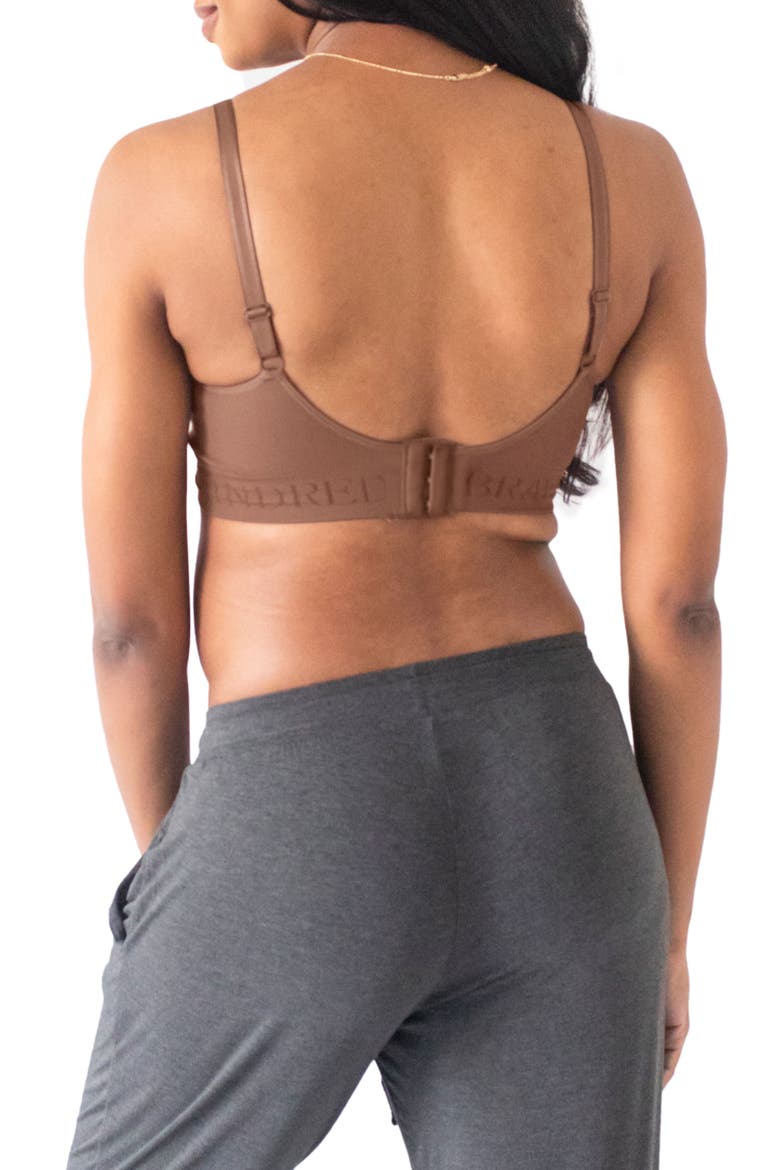 Simply Sublime Seamless Nursing Bra, Alternate, color, MOCHA