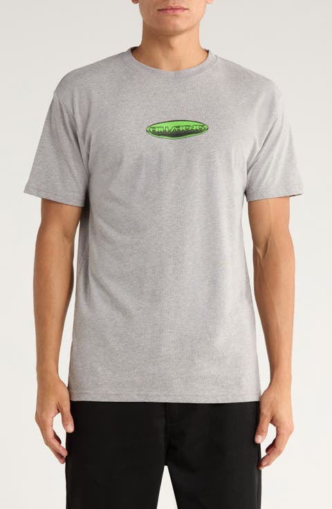 Spec Holographic Cotton Graphic T-Shirt