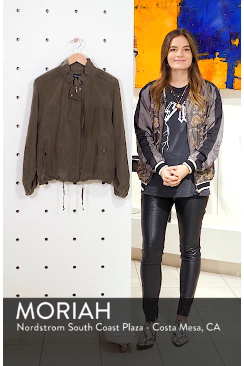 Ruffle Neck Bomber Jacket video