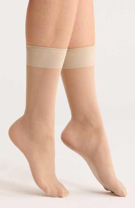 NORDSTROM RACK Knee High Sheer Socks - Pack of 2
