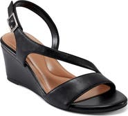 Easy Spirit Sezoe Faux Leather Wedge Sandal