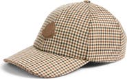 Moncler Check Wool Baseball Cap