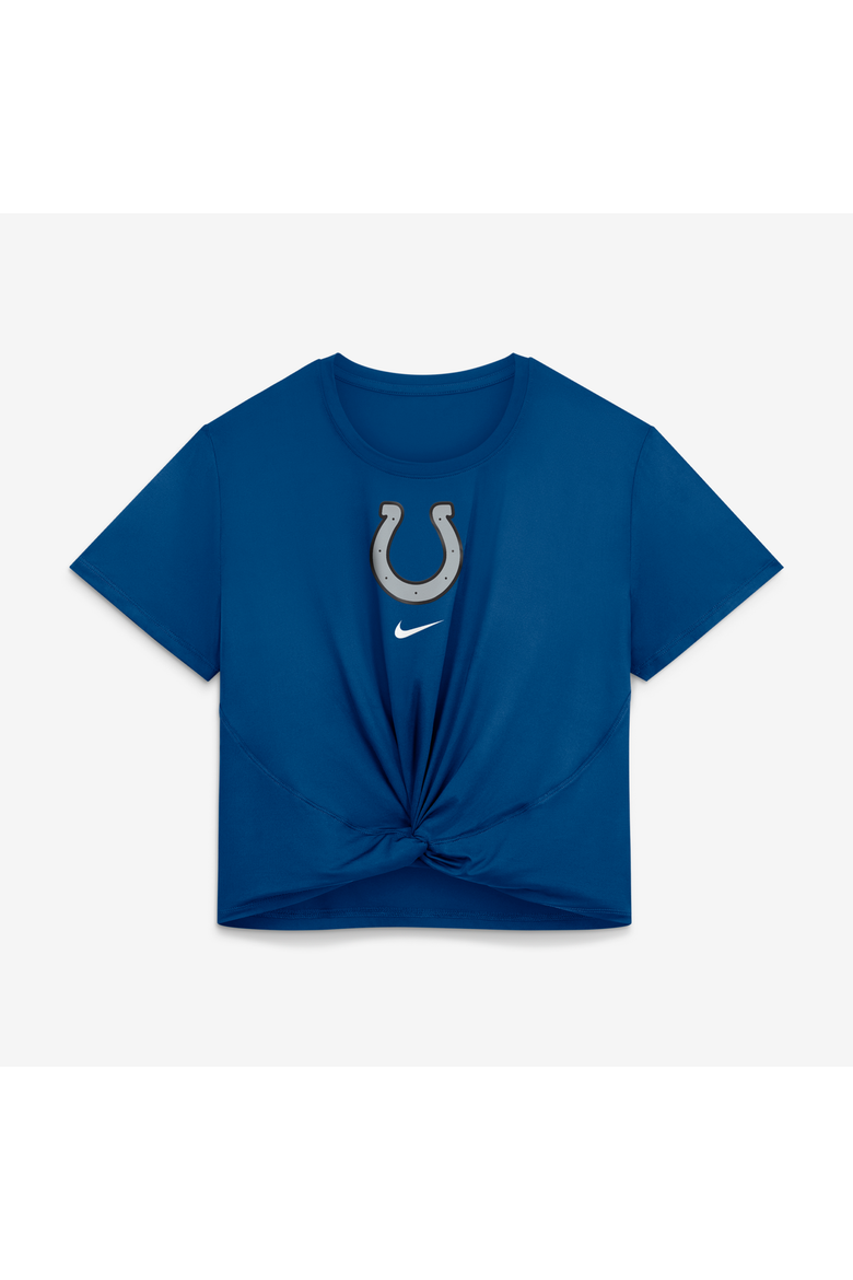 Women's Nike  Blue Indianapolis Colts 2026 Rivalries Collection Classic Twist Cropped T-Shirt, Alternate, color, Blue