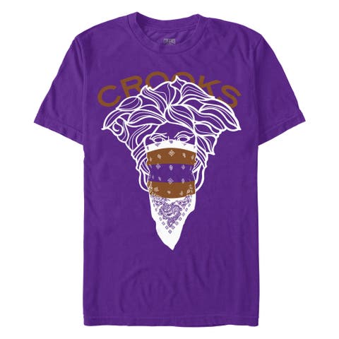Men's Medusa Negative Photo Effect Graphic T-Shirt