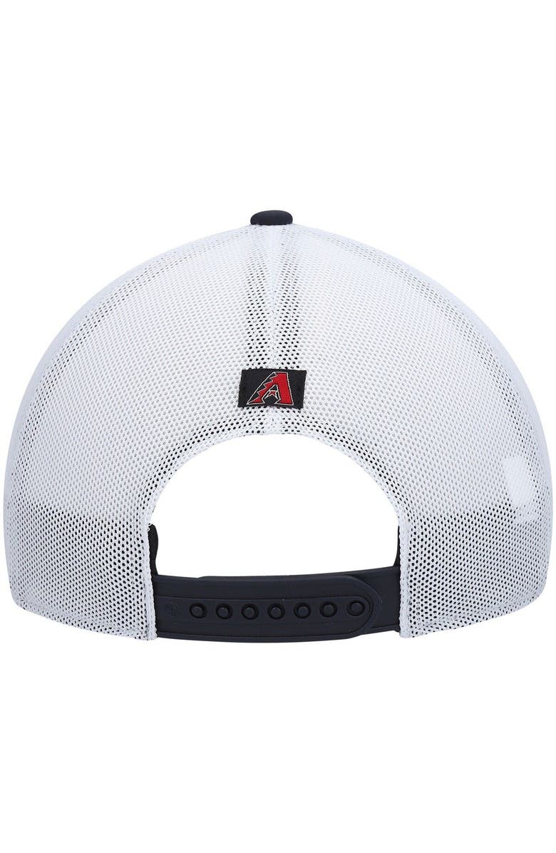 '47 Men's '47 Navy/White Arizona Diamondbacks Flag Fill Trucker Snapback Hat, Alternate, color, 