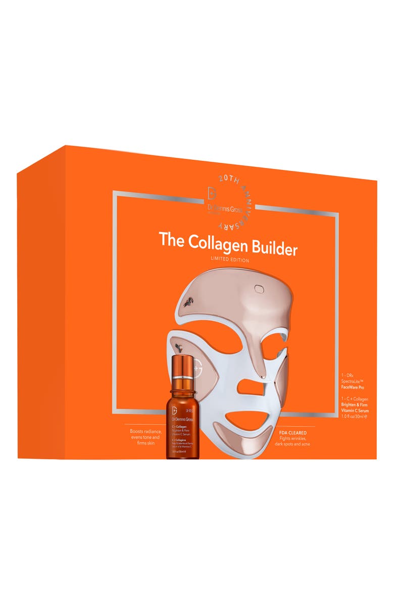 Dr. Dennis Gross Skincare Full Size DRx SpectraLite<sup>™</sup> FaceWare Pro LED Light Therapy Device Set, Alternate, color,