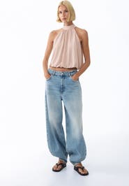 H&M Bubble-hem Top