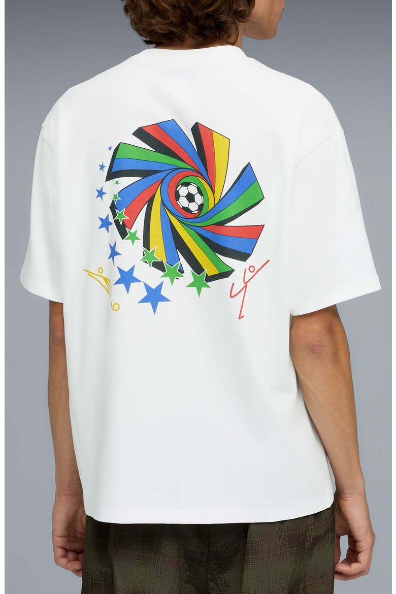 Retro Soccer Cotton Graphic T-Shirt, Alternate, color, PUMA WHITE