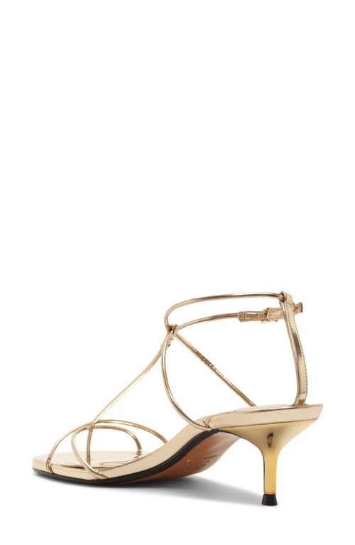 Schutz Jules Ankle Strap Sandal In Silver