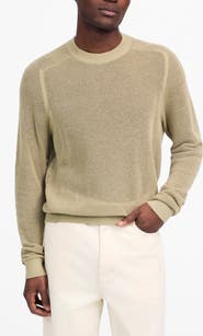 Madewell Mesh Knit Crewneck Sweater