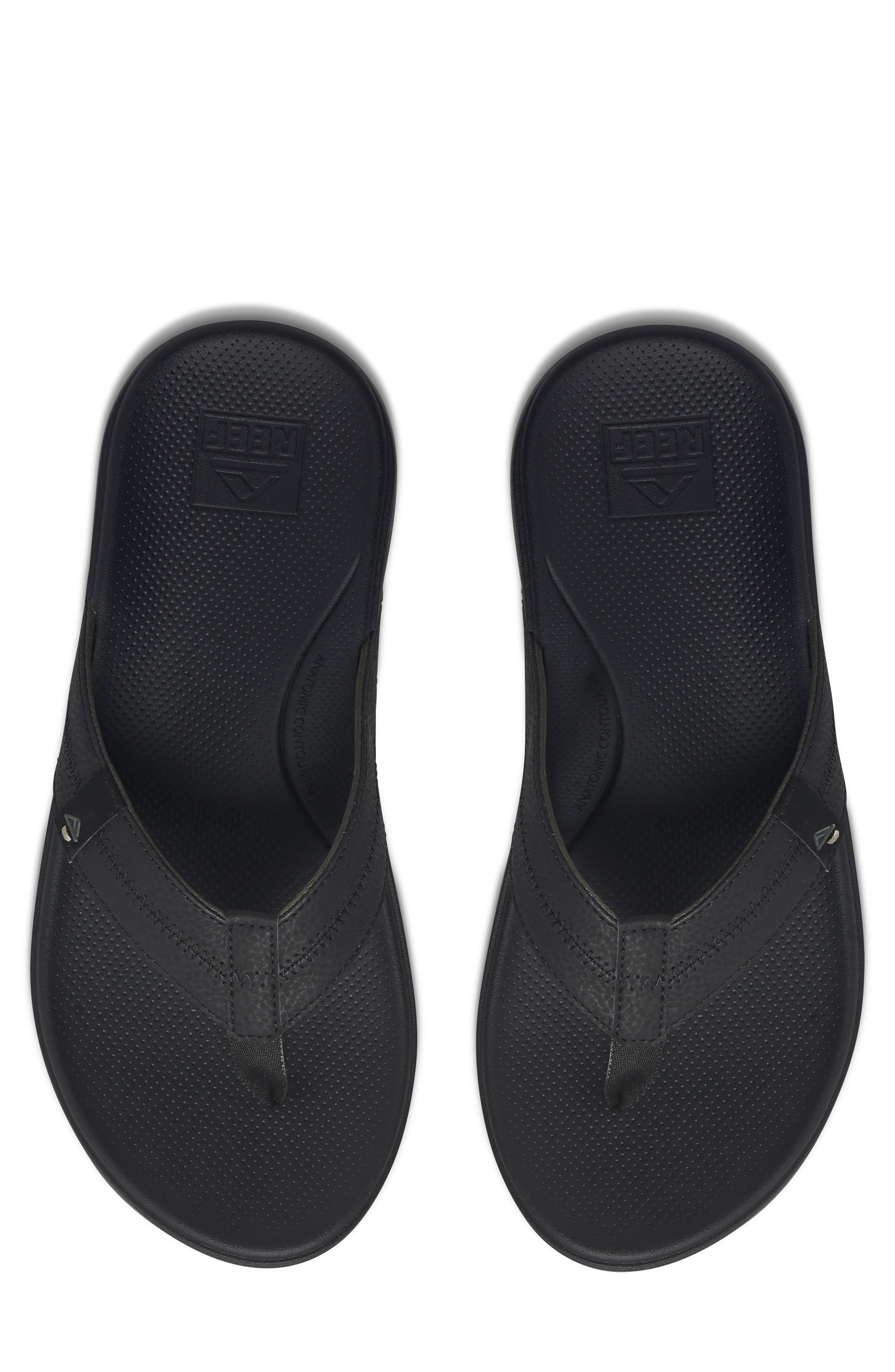 Reef Cushion Phantom 2.0 Flip Flop, Alternate, color, Black
