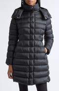 Moncler Hirmas Long Hooded Down Puffer Coat