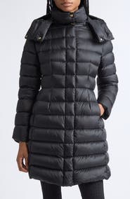 Moncler Hirmas Long Hooded Down Puffer Coat