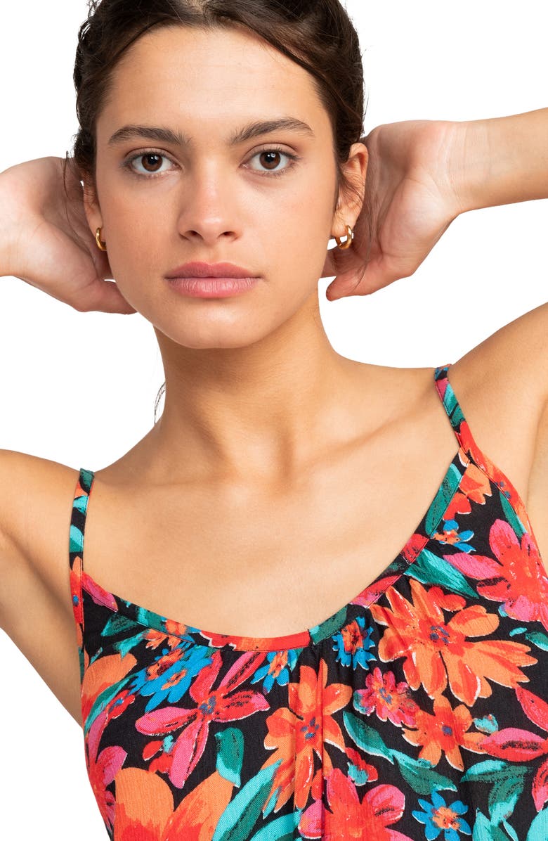 Roxy Floral Minidress, Alternate, color, 