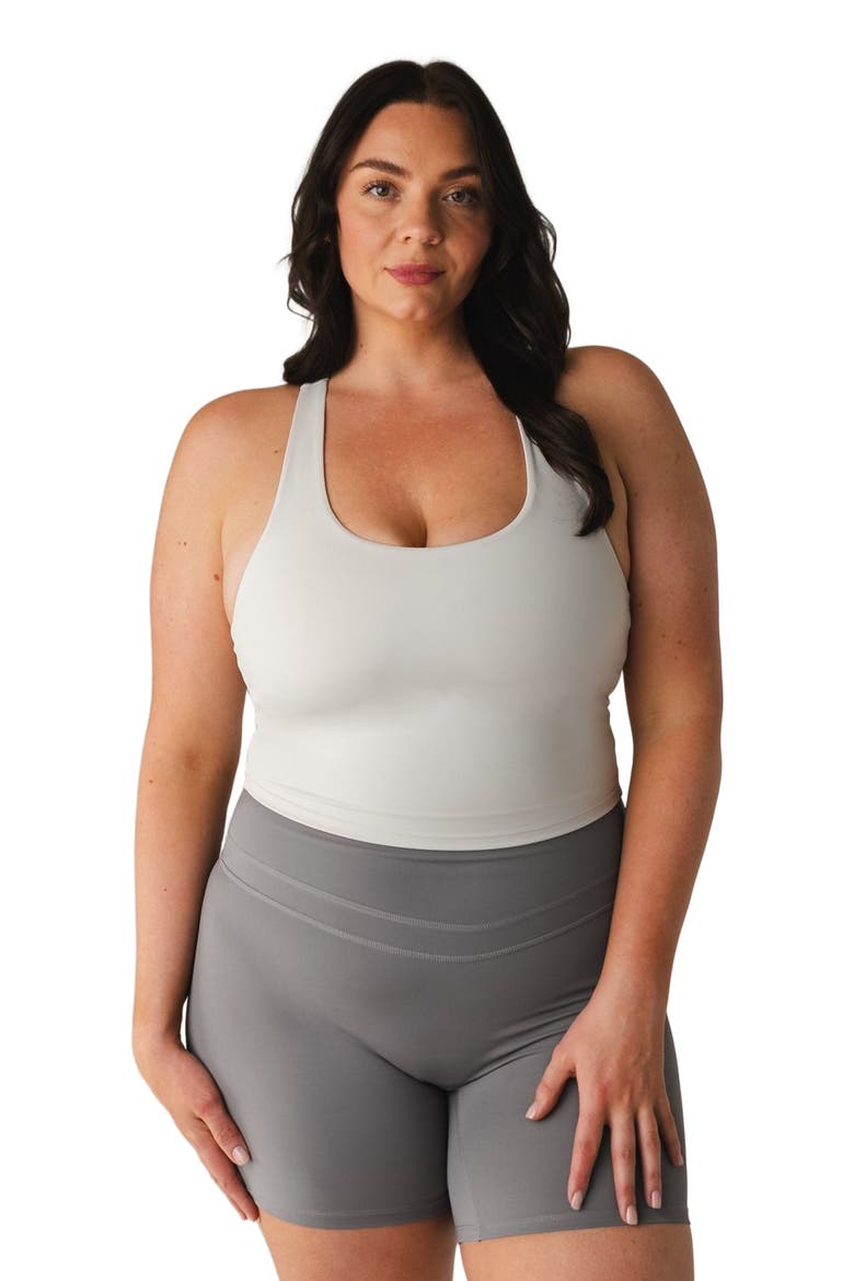 Revive Racer Tank, Alternate, color, Ash