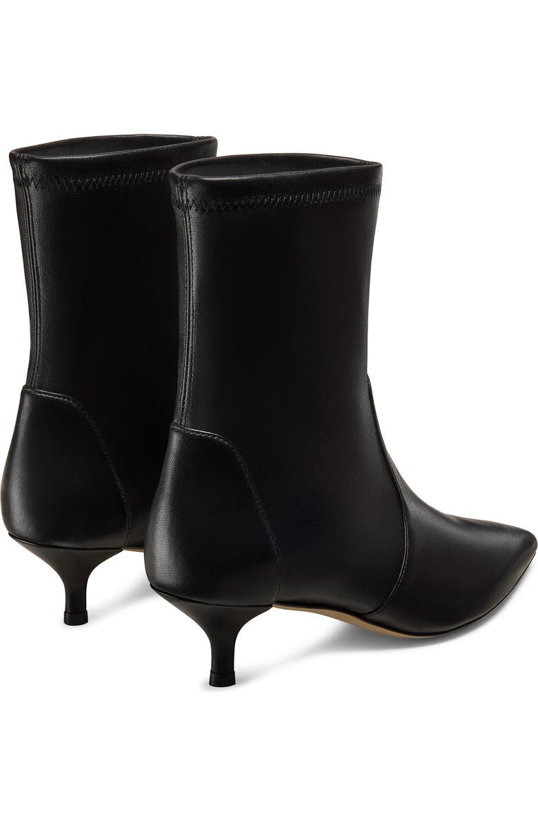 Stuart Weitzman Mara 50 Kitten Heel Bootie, Alternate, color, Black