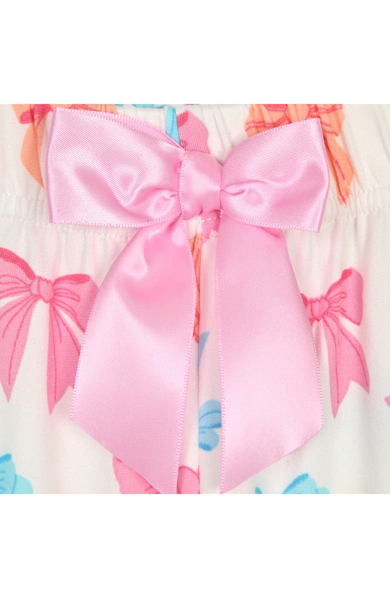 SLEEP ON IT Kids' Two-Piece Coat Pajamas & Scrunchie Set, Alternate, color, White