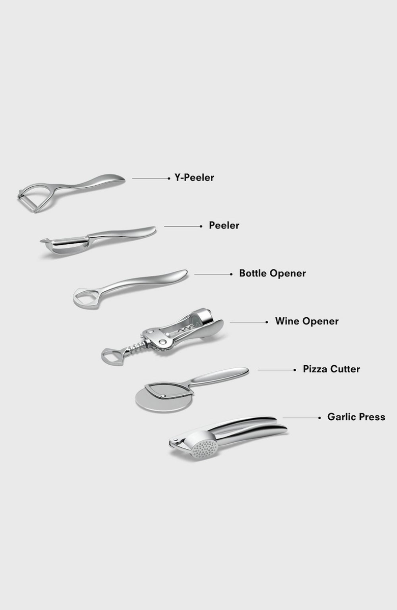 PUBLIC GOODS Kitchen Tools Set, Alternate, color, Metal