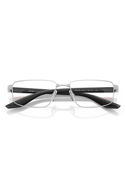 Prada Linea Rossa 55mm Rectangular Optical Glasses
