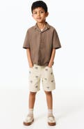 H&M Embroidered Twill Shorts
