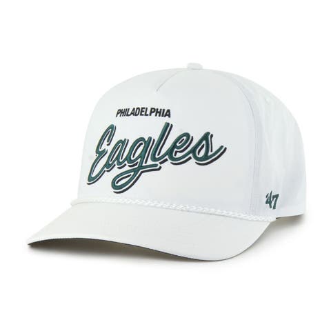 Men's '47 White Philadelphia Eagles Brrr Fairway Hitch Adjustable Hat