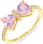 THE SIS KISS Pink Bow Ring