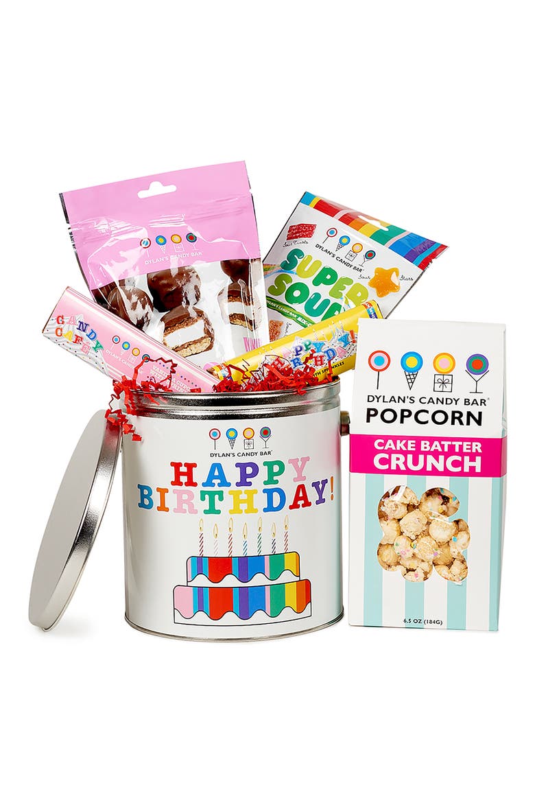 Happy Birthday Bucket, Main, color, WHITE