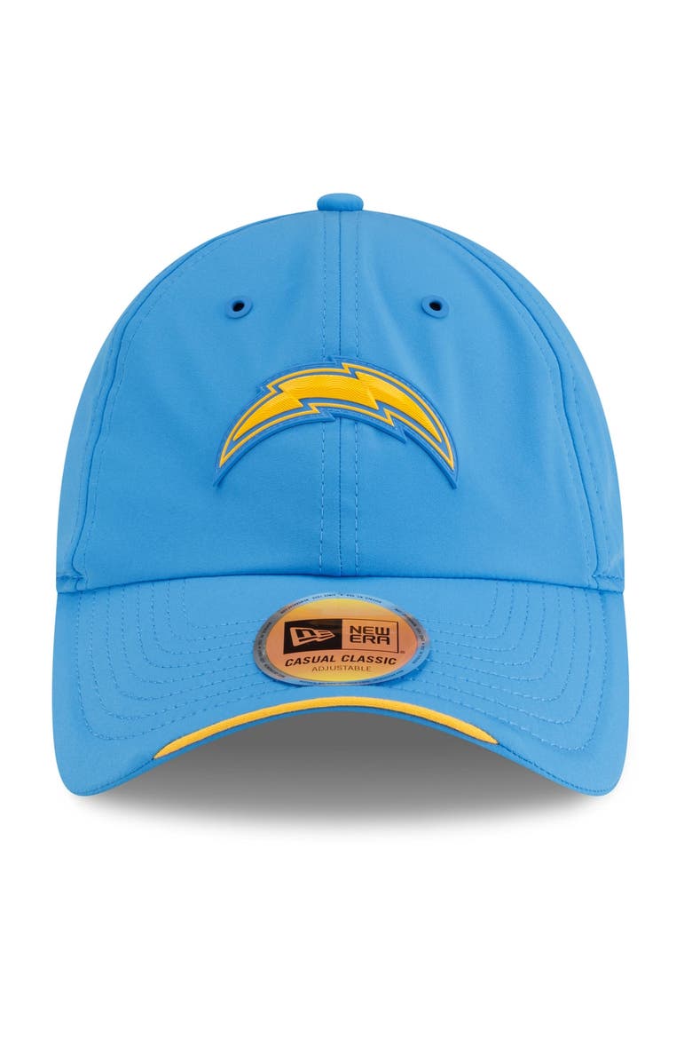 Men's New Era Powder Blue Los Angeles Chargers 2026 Sideline Casual Classic Adjustable Hat, Alternate, color, Powder Blue