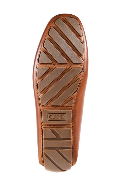 Guess Amar Driver Loafer In Medium Brown