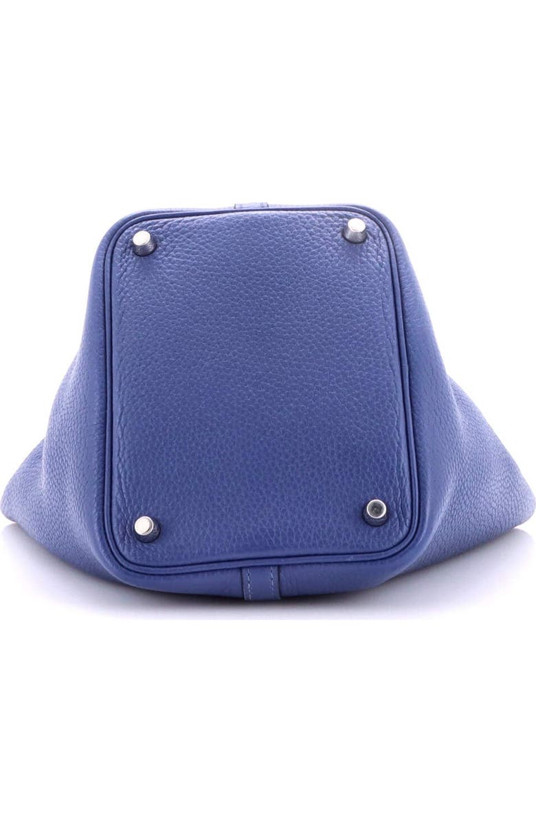 Pre-Owned Hermes Eclat Picotin Lock Bag Clemence PM, Alternate, color, Bleu Brighton