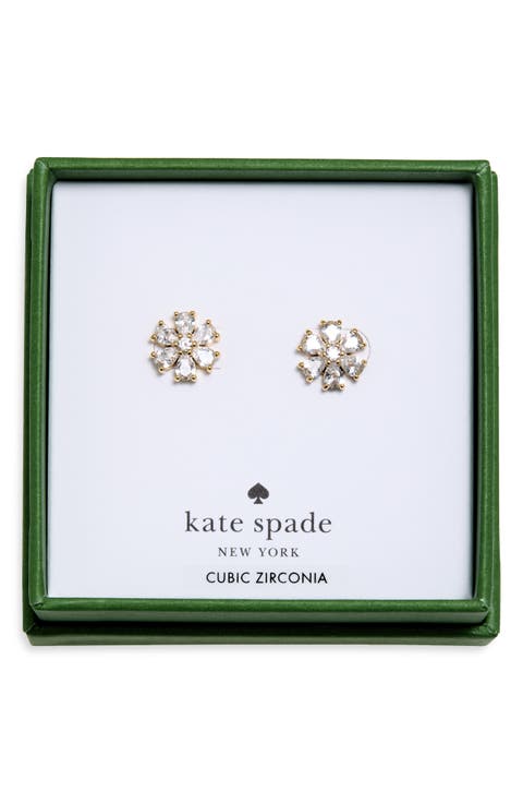 floral stud earrings