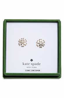 floral stud earrings