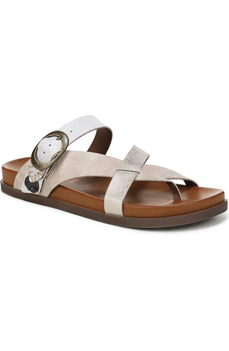 Blowfish Malibu Lilac Strappy Slide Sandal, Main, color, Cloud Faux Leather