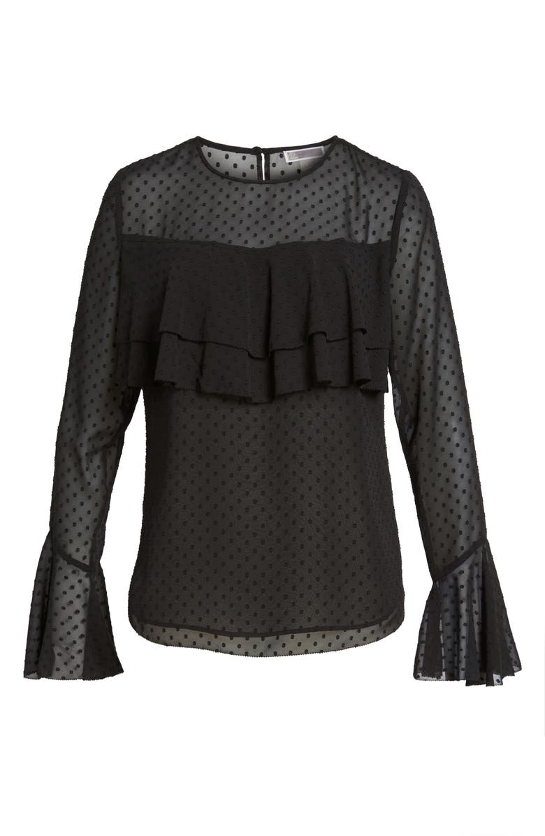 Chelsea28 Double Ruffle Blouse, Alternate, color, 