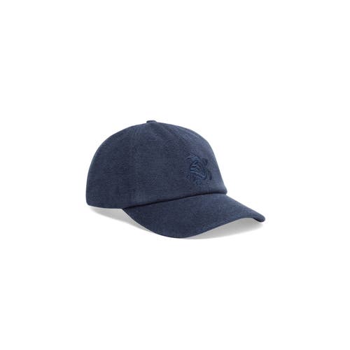 Vilebrequin Turtle-embroidered Cap In Bleu Marine