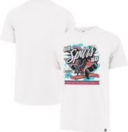 '47 Men's '47 White San Antonio Spurs 2026 NBA Playoffs Round Two Franklin T-Shirt