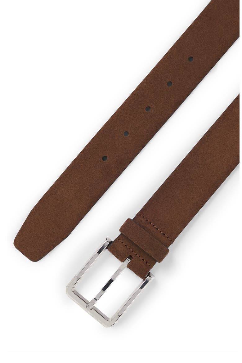 Caleb Leather Belt, Alternate, color, DARK BROWN