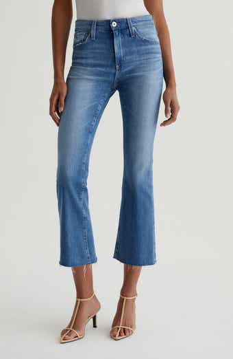 Farrah Mid Rise Crop Bootcut Jeans