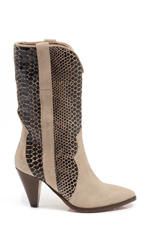Free People Taper Heel Western Boot In Neutral