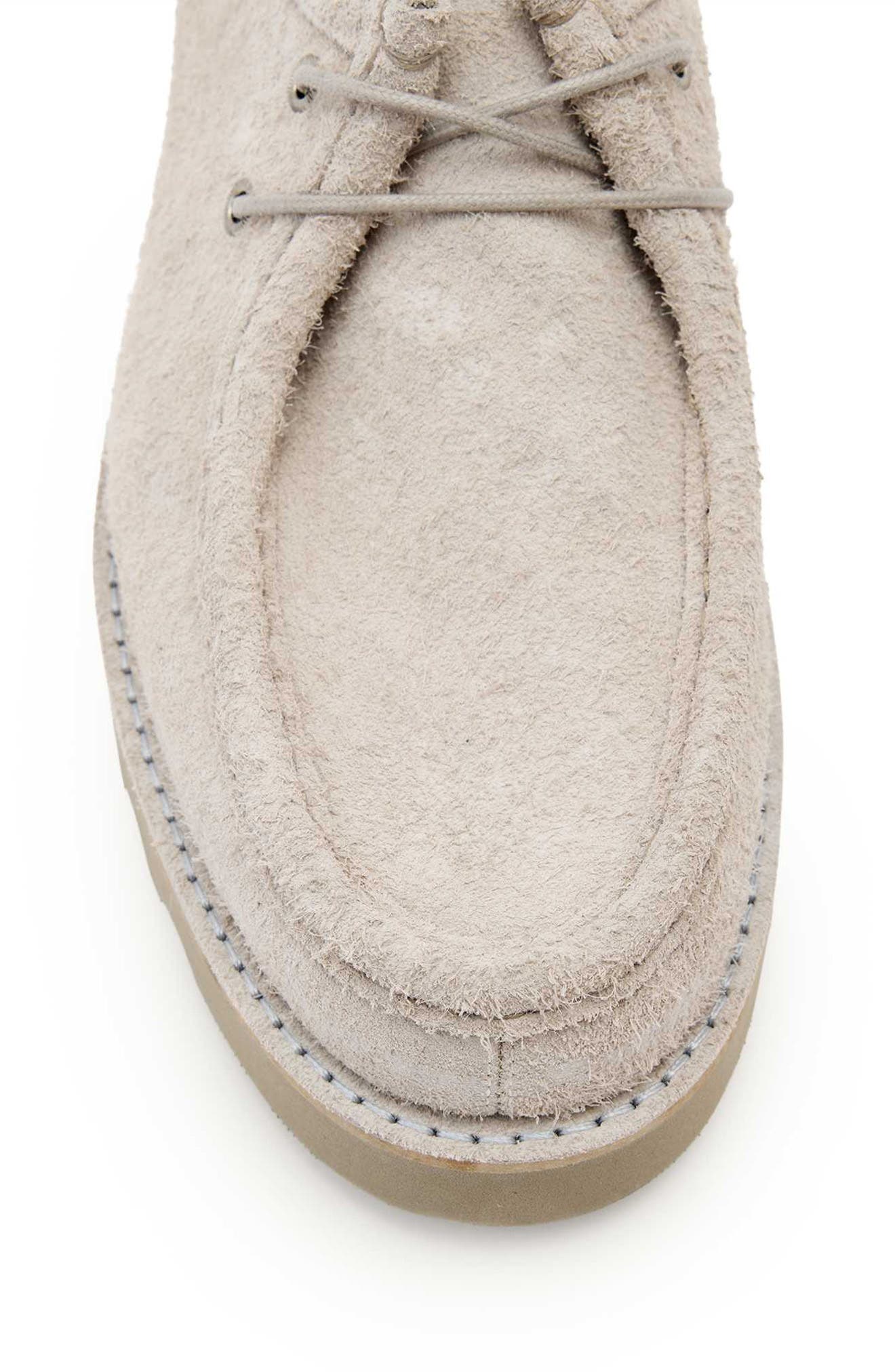 AllSaints Skiff Apron Toe Shoe, Alternate, color, Cloudy Grey