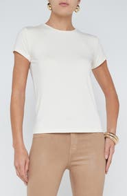 L'AGENCE Ressi Crewneck Short Sleeve T-Shirt