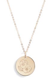 Nashelle Birth Flower Necklace