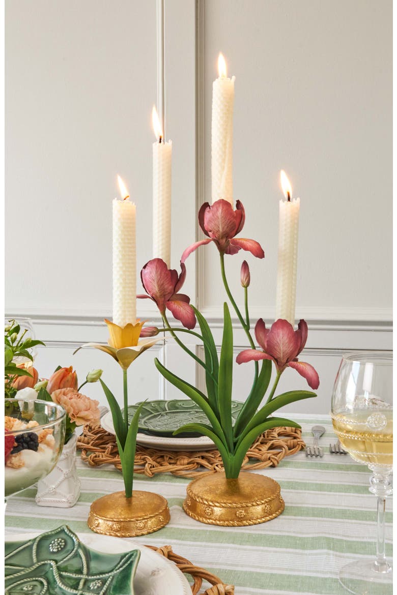 Meadow Walk 14" Candle Holder, Alternate, color, PINK